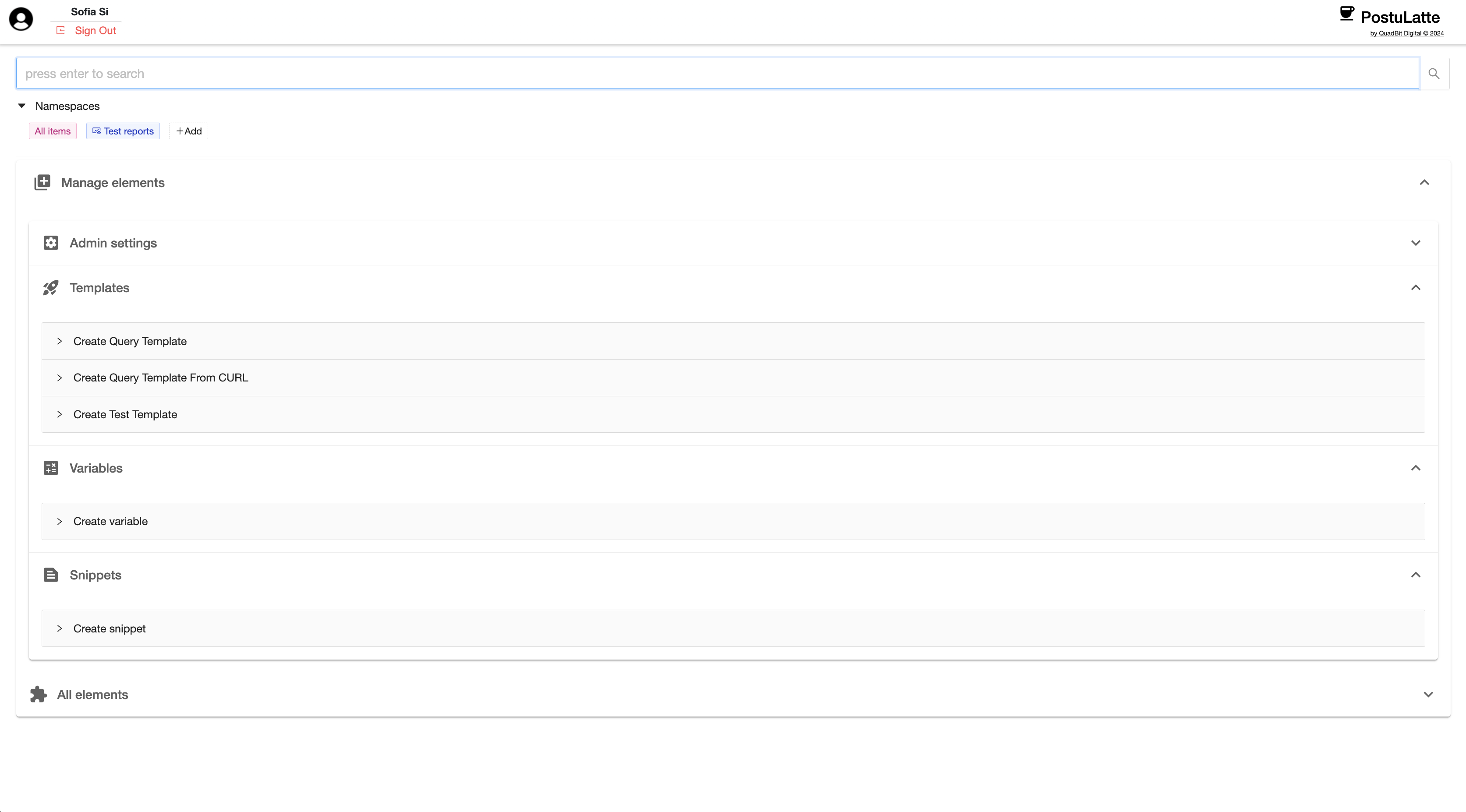 Step 3 - Manage elements