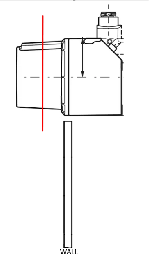 Sick picoscan wall placement for finger precision
