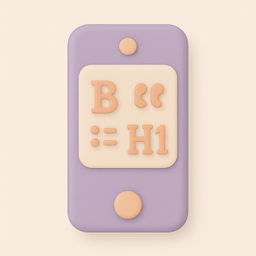 Rich Text Editor for Bubble Mobile