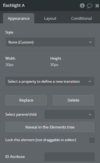 Element properties.