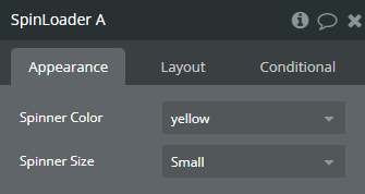 Element properties → Spin Loader.