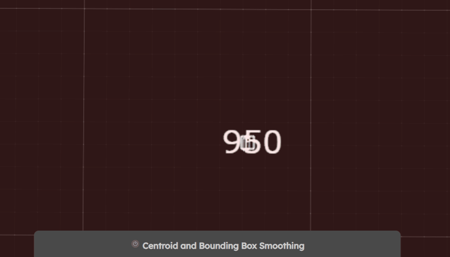 Bounding box smoothing off