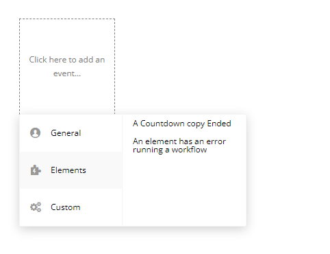 Workflows → A Countdown Copy Ended. 