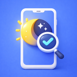 Dark Mode Detection Bubble Mobile