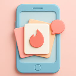 Tinder Swipe Cards Bubble Mobile