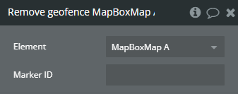 Workflow action → Remove Geofence.