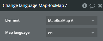 Workflow action → Change Language.