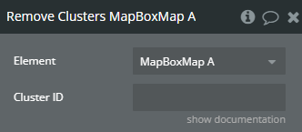 Workflow action → Remove Clusters.