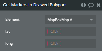 Workflow action → Get Markers In Drawed Polygons.