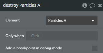 Workflow action → Destroy.