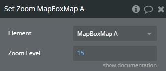 Workflow action → Set Zoom.
