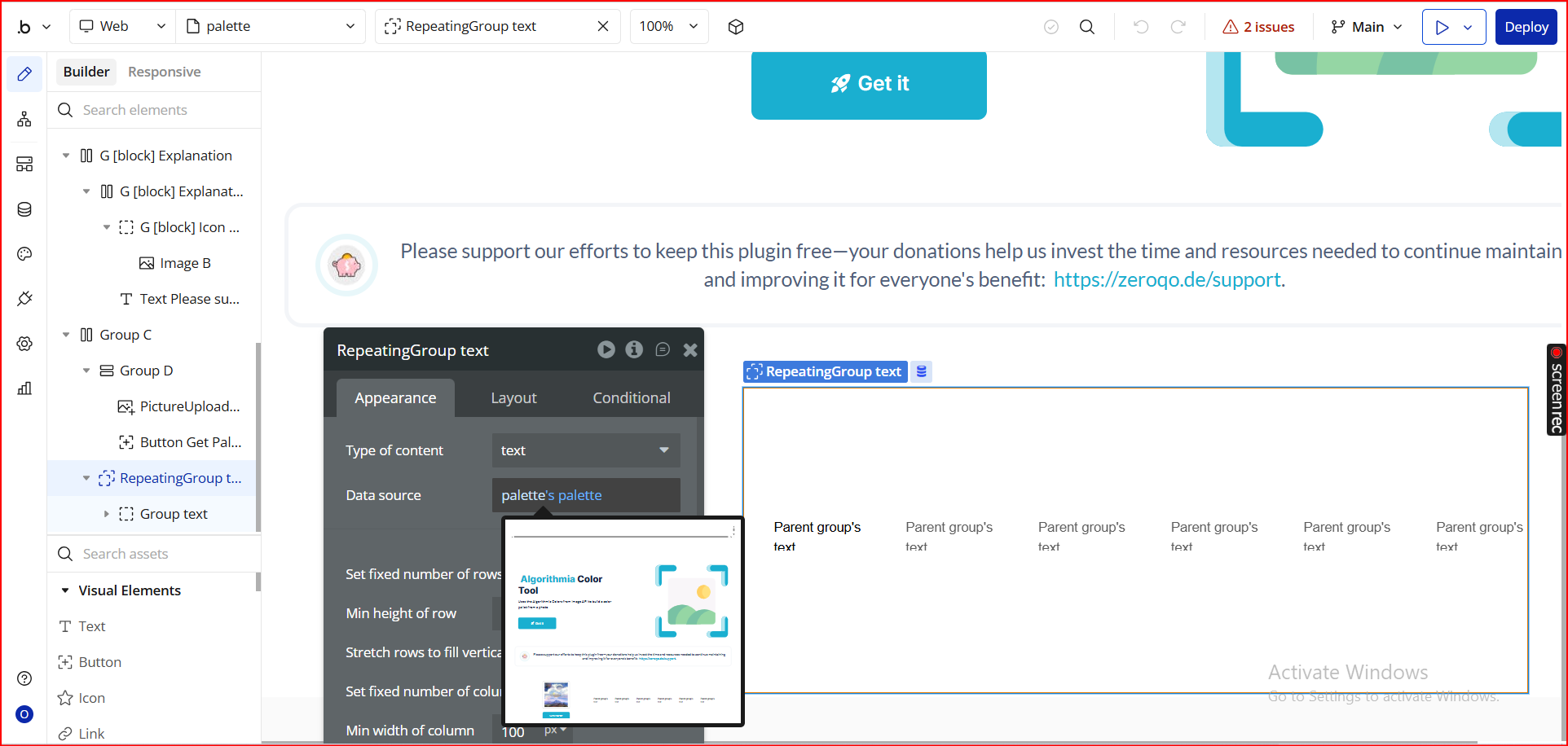 Image without caption