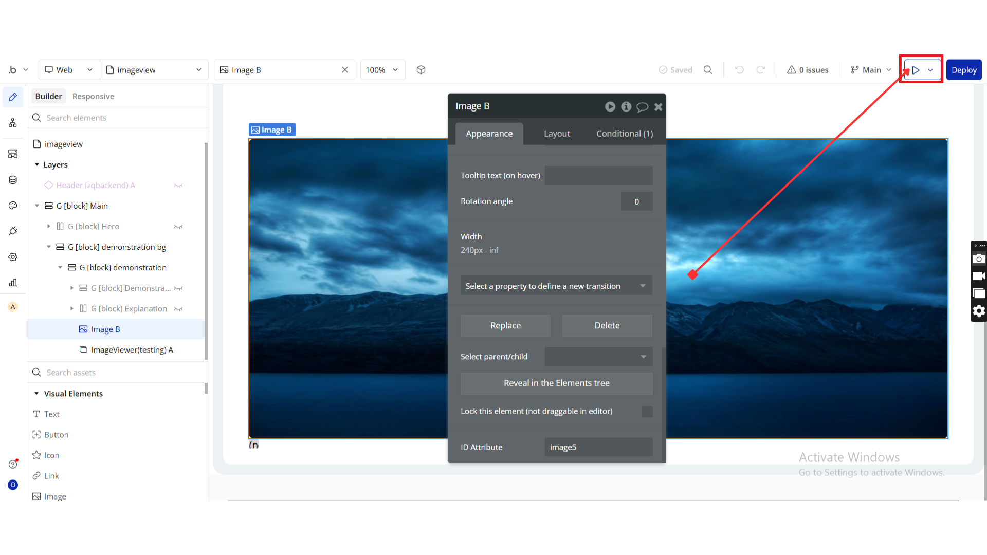 Image without caption