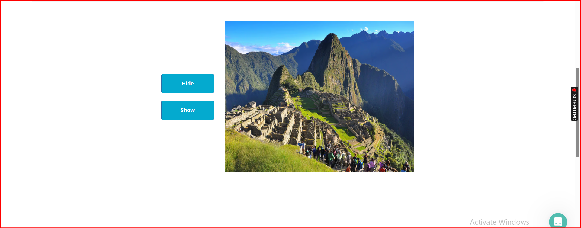 Image without caption