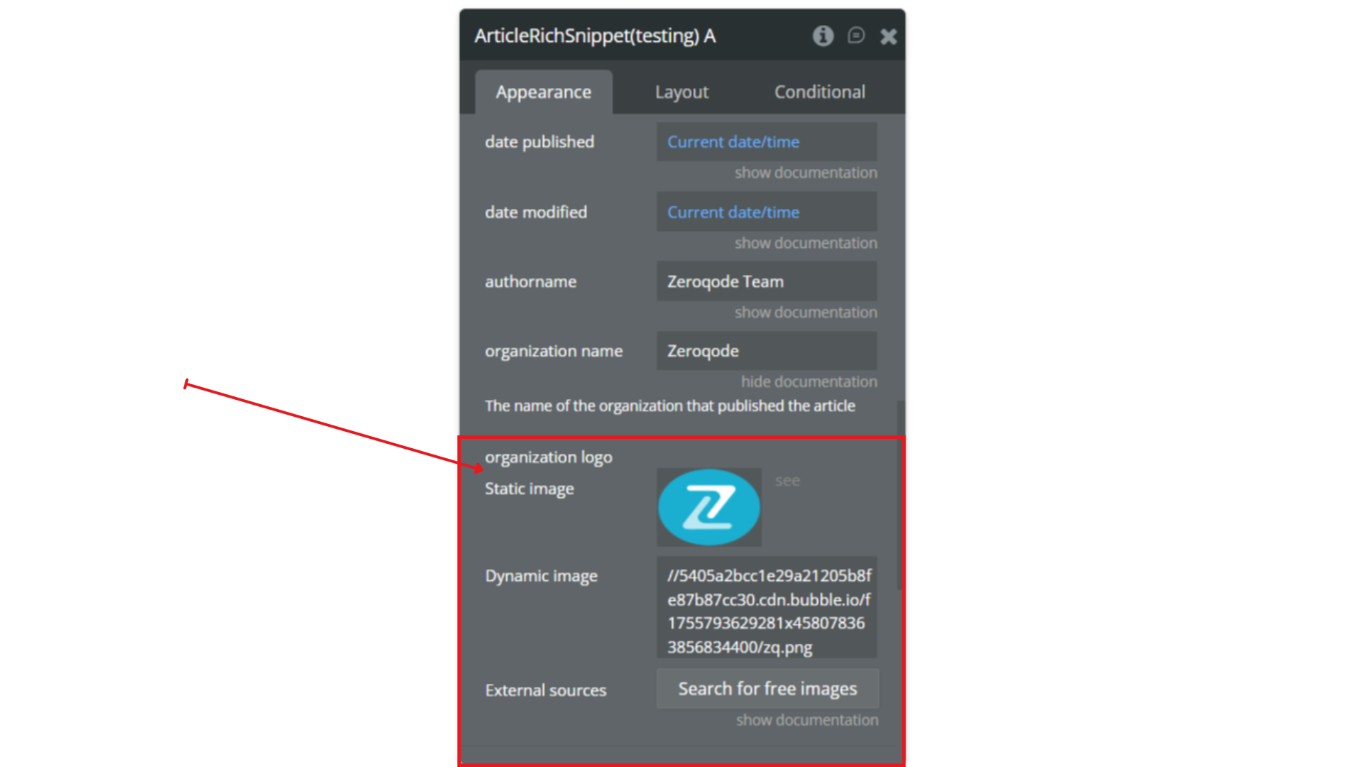 Image without caption