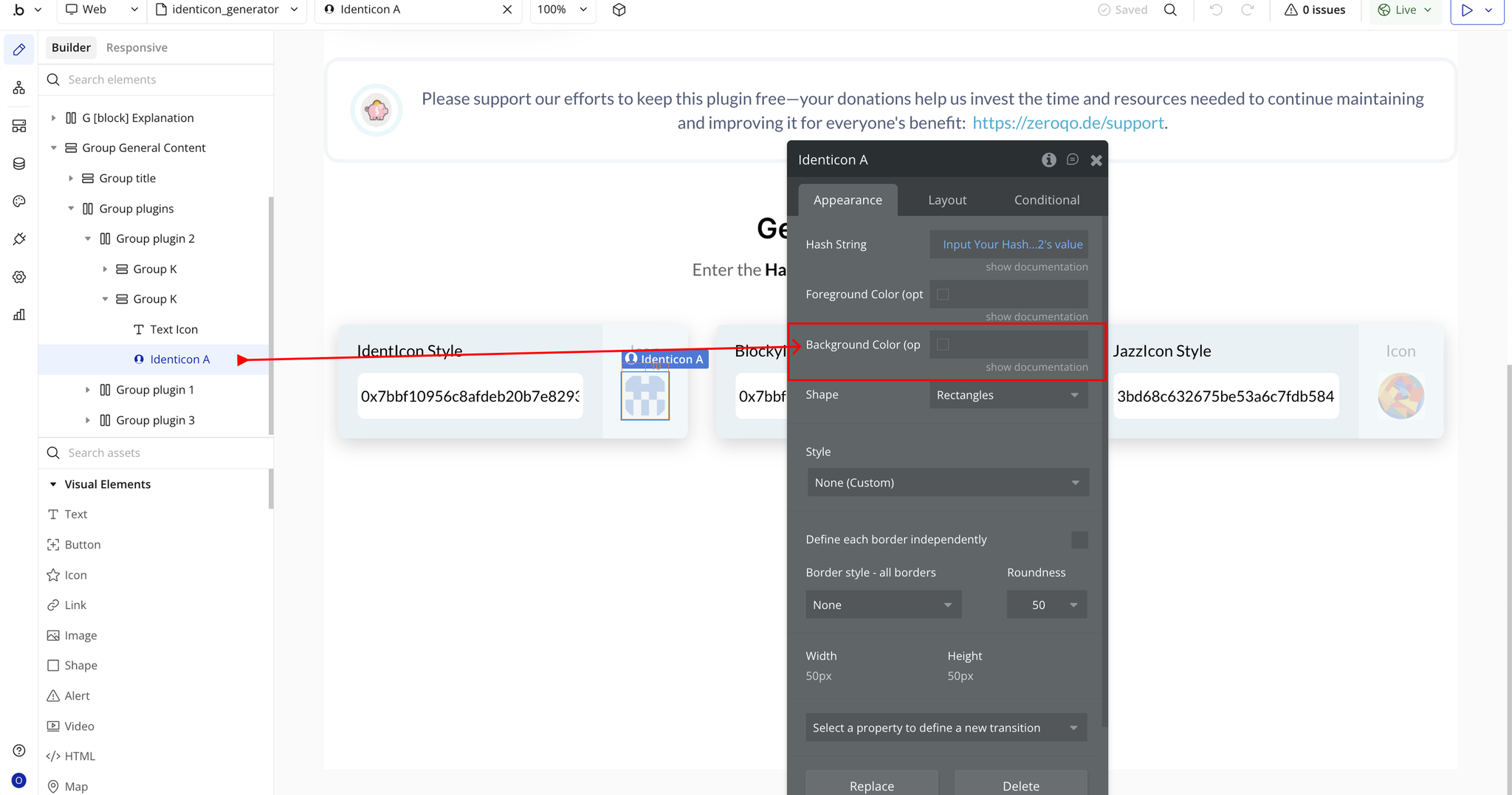 Image without caption