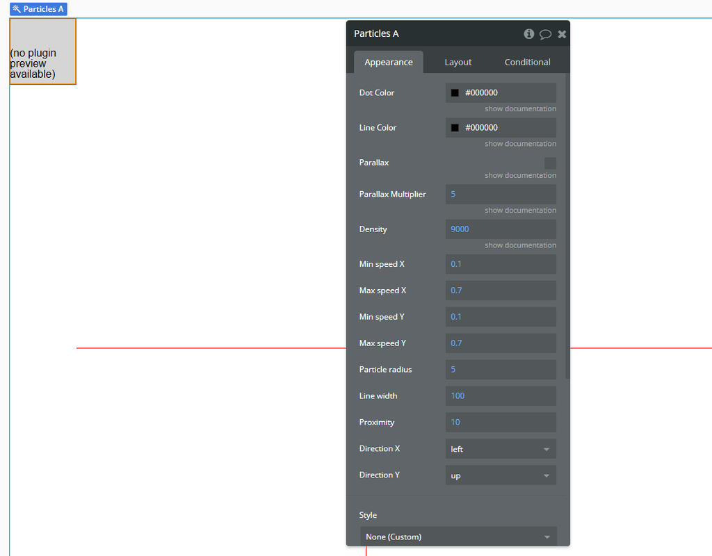 Element → Particles.