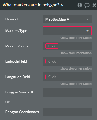 Workflow action → What Markers Are In Polygon?.