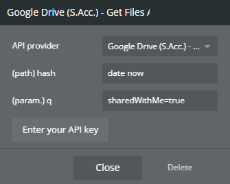 Plugin data → Get Files API V2.