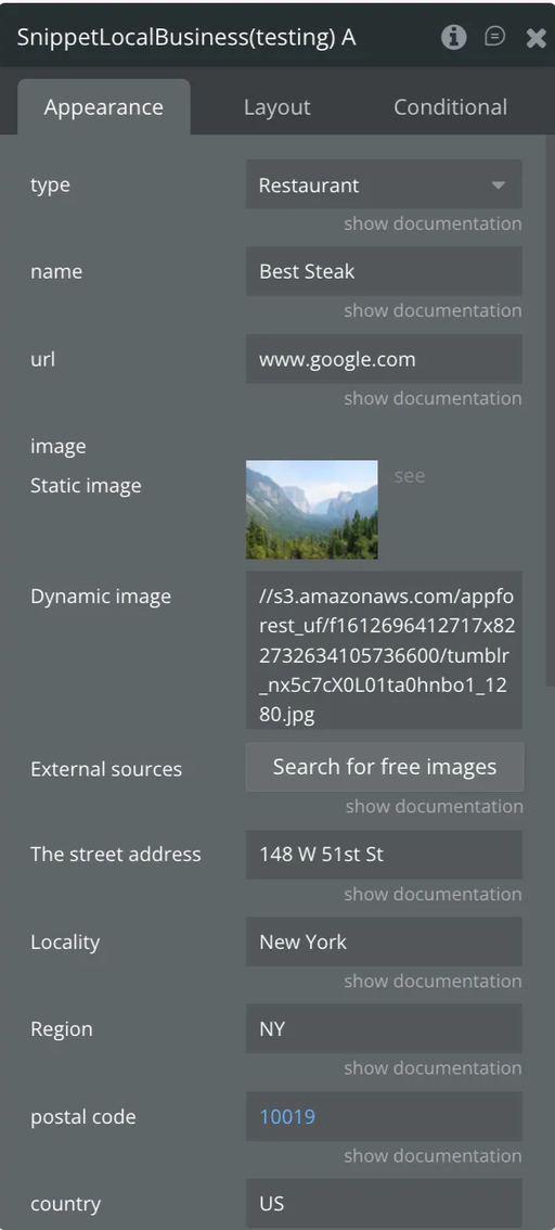 Image without caption