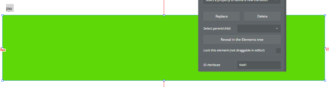 Element → Shape → ID Attribute.