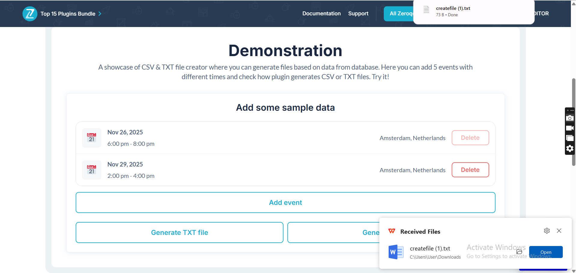 Image without caption