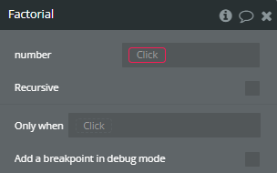 Workflow action → Factorial.