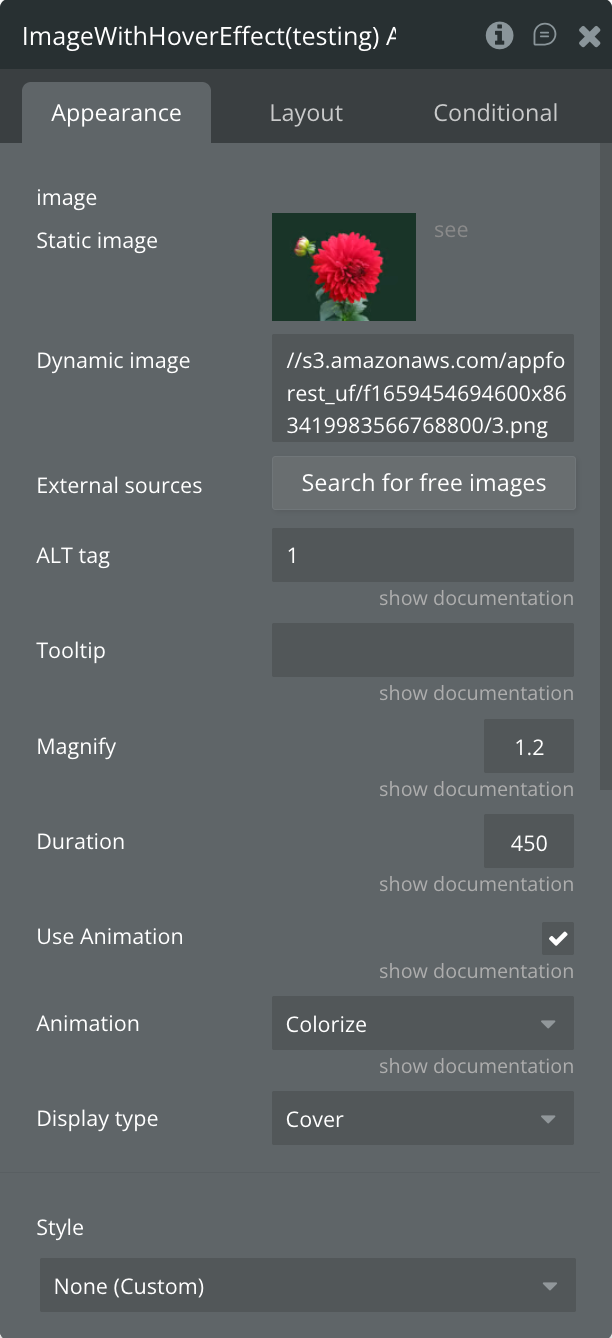 Image without caption