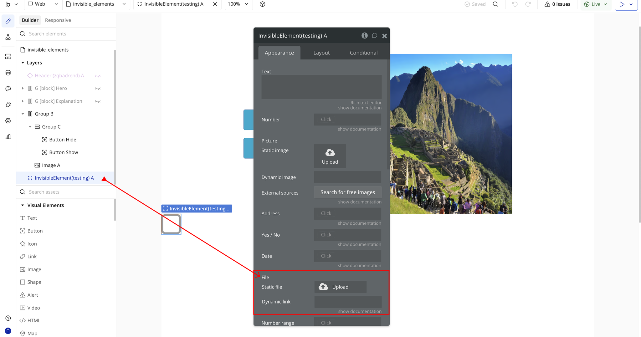 Image without caption