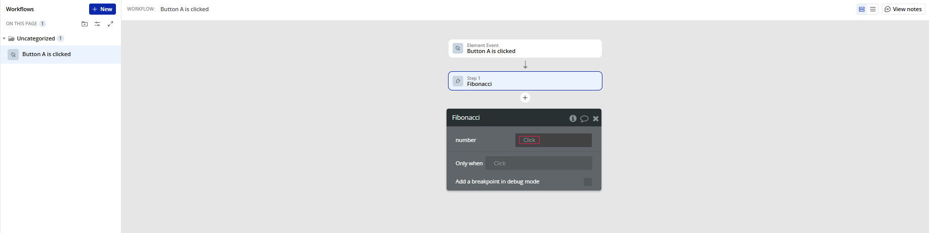 Workflow → Fibonacci.
