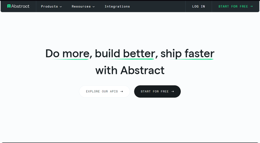Abstract - Extract & Validate Data.