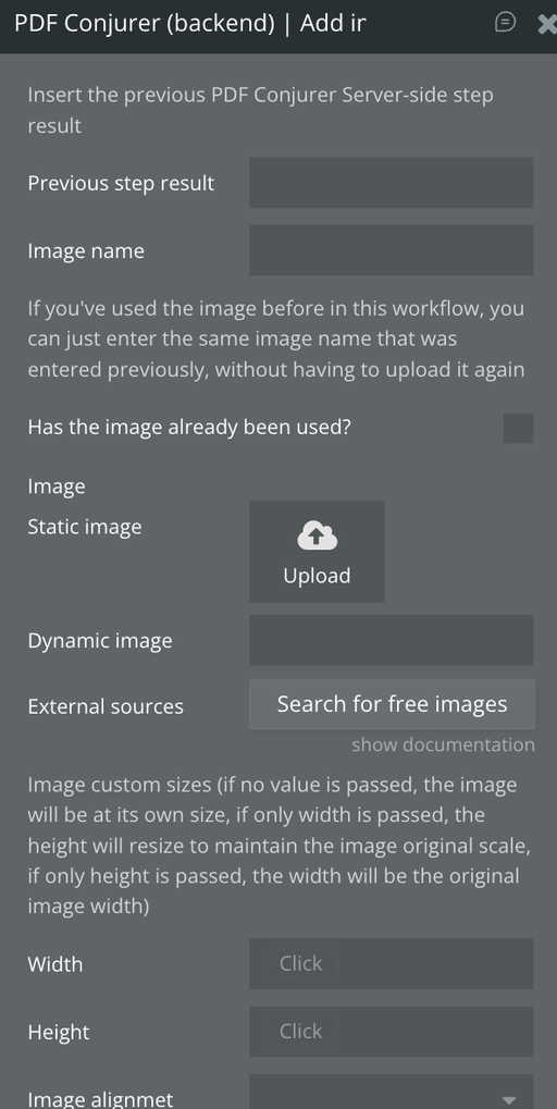 Image without caption