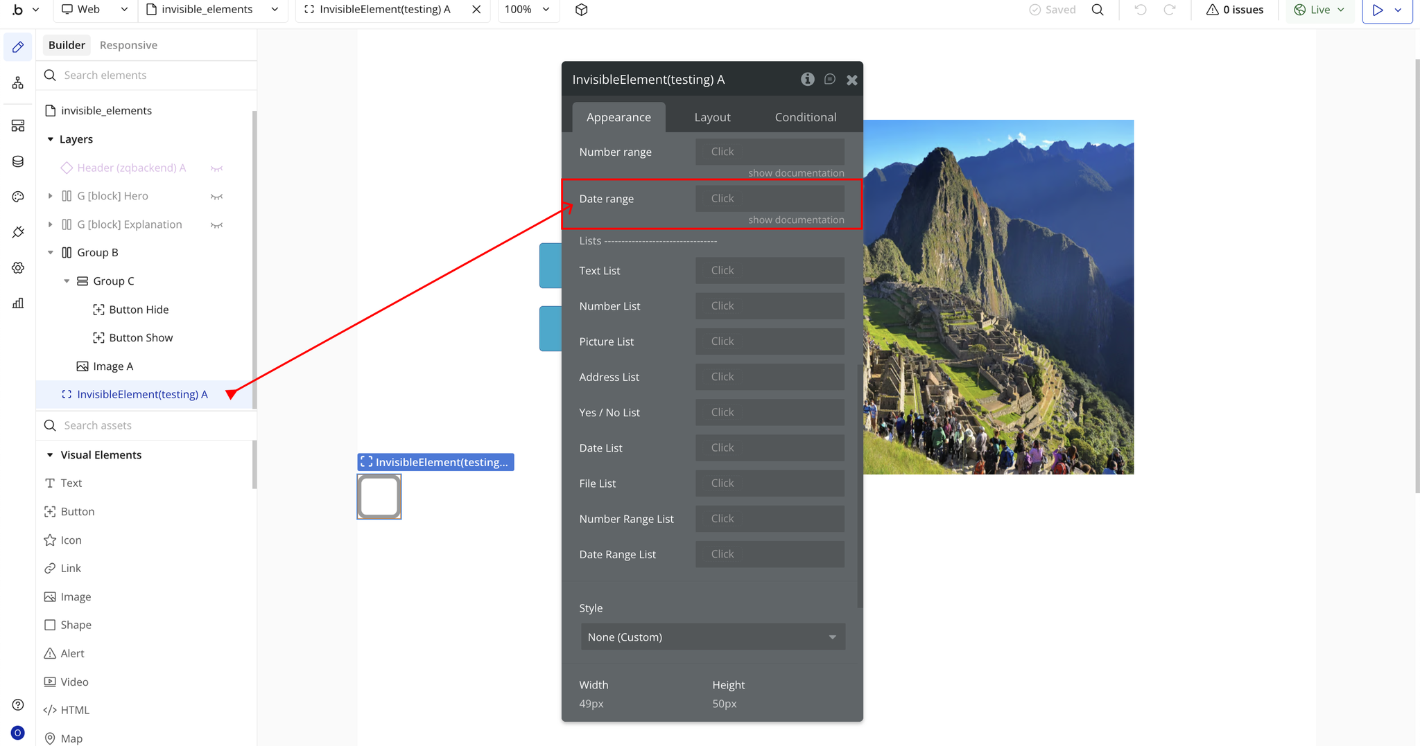 Image without caption