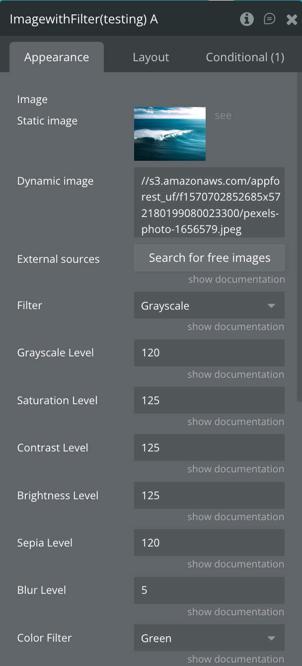 Image without caption