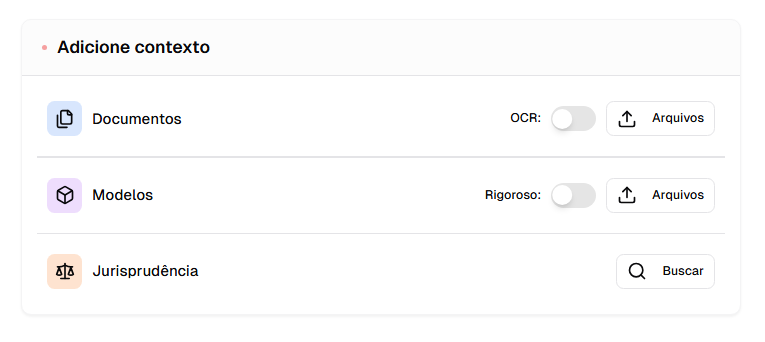 Comportamento da janela de visão geral com contexto vazio.