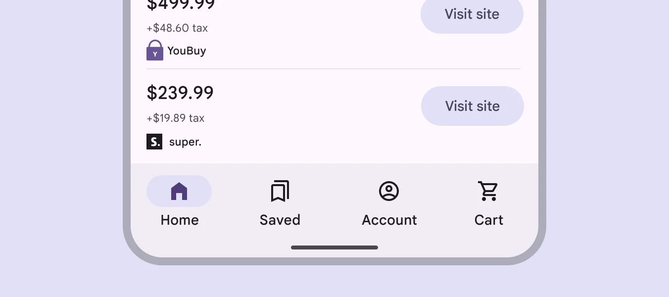 Filled tonal buttons have less emphasis than other filled buttons