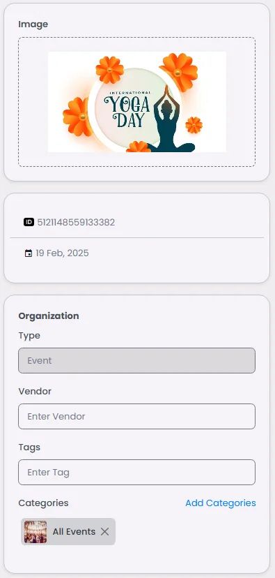 Event Section