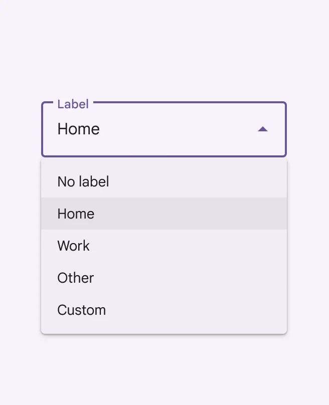 Consider using a drop-down menu instead of radio buttons when space is constrained