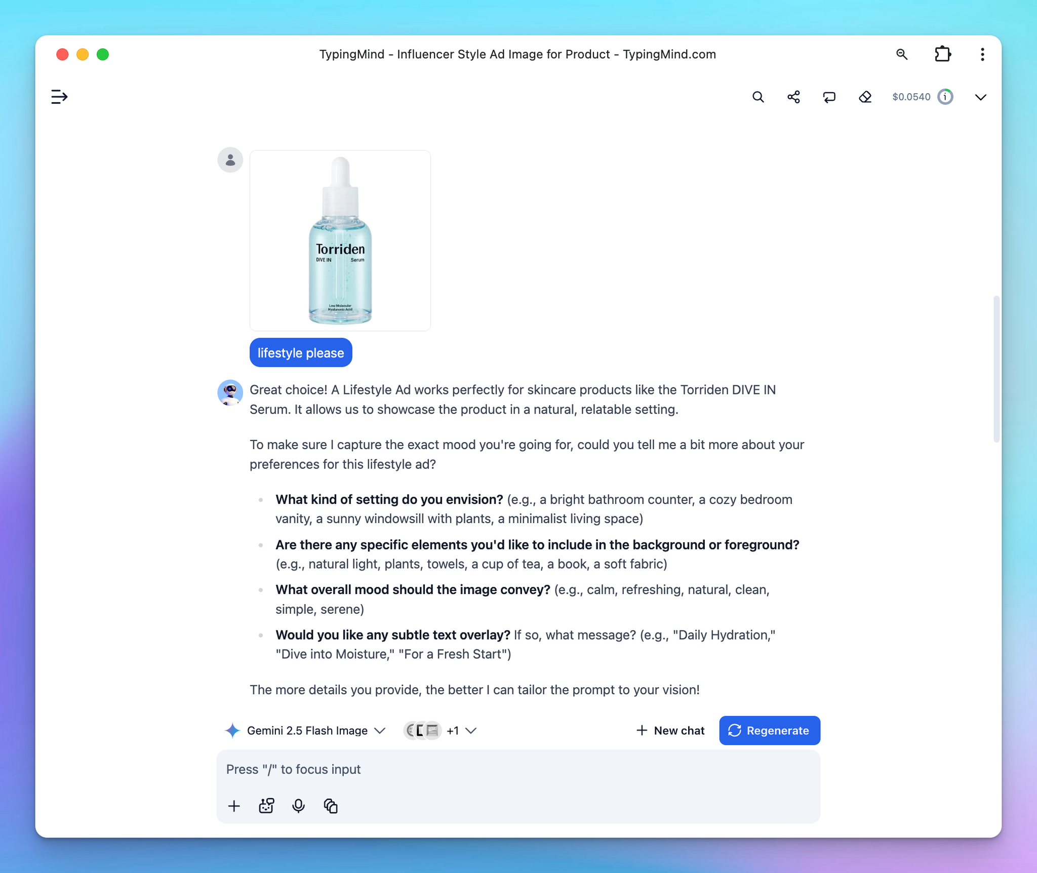 Image without caption