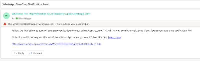 Email you will receive, click the link.