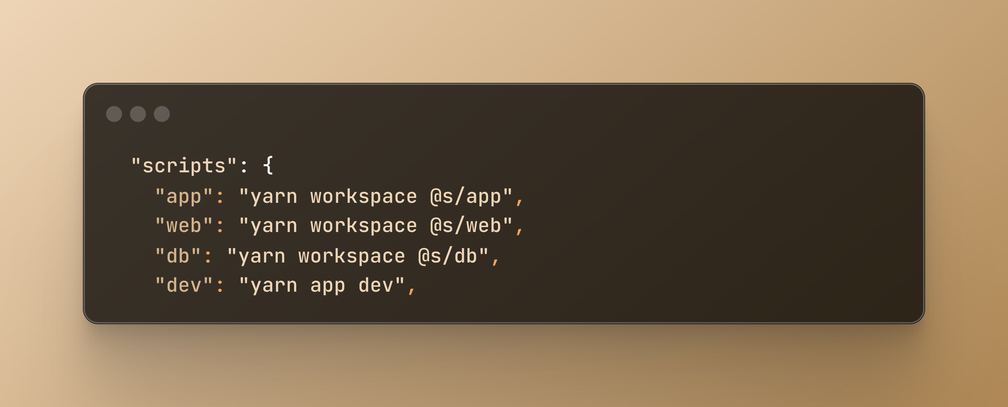 Typescript monorepo with yarn workspace