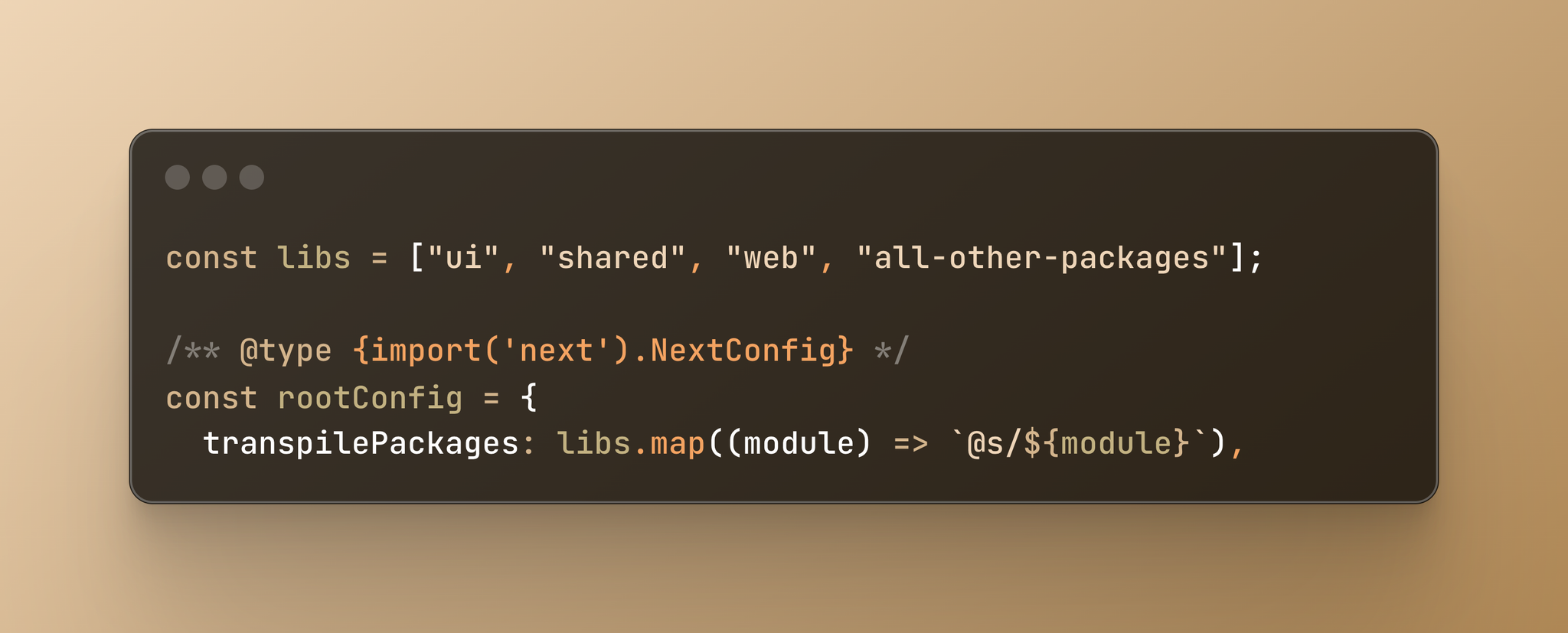Typescript monorepo with yarn workspace