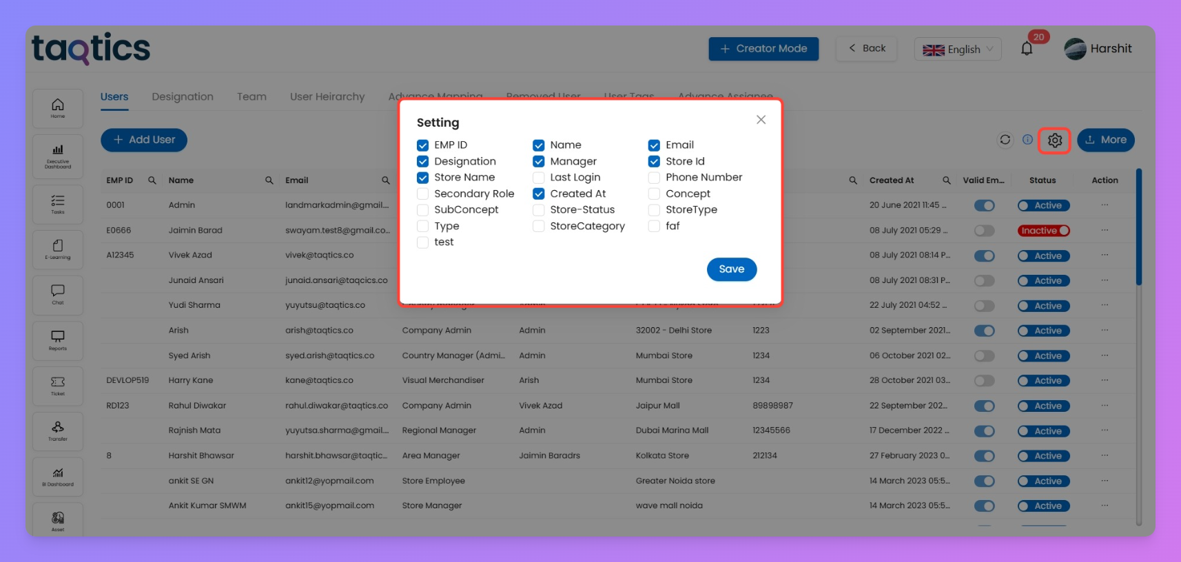 Adding Teams & Users