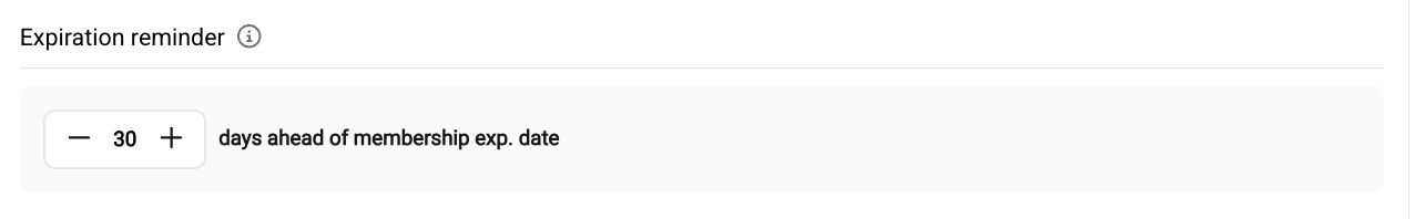 CLUB PORTAL PASS/MEMBERSHIP CONFIGURATION SETTINGS