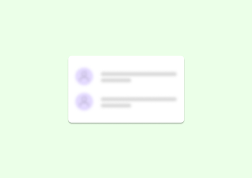Desfocar nome e imagem do contato