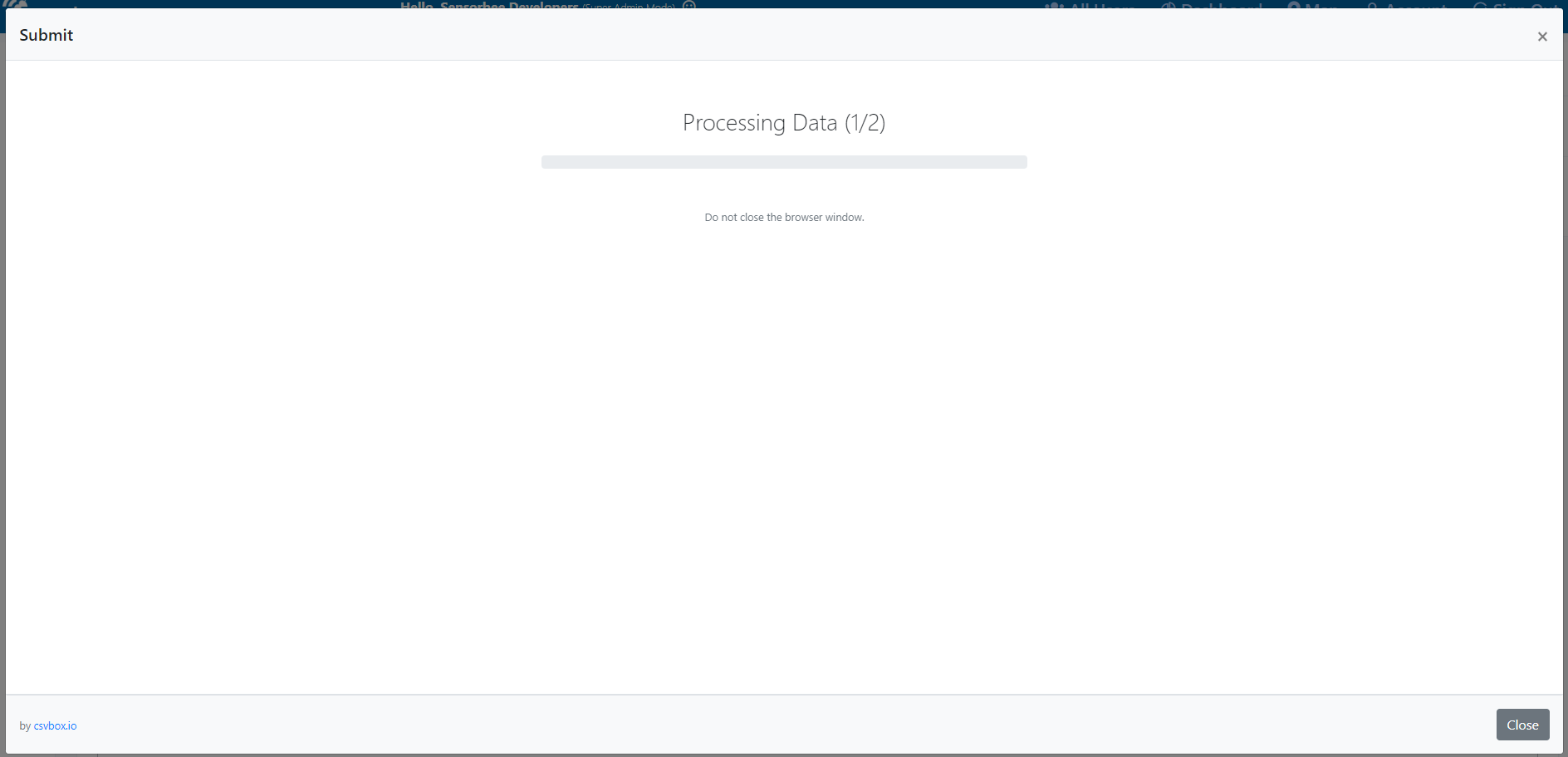 Figure 6 - Processing Data