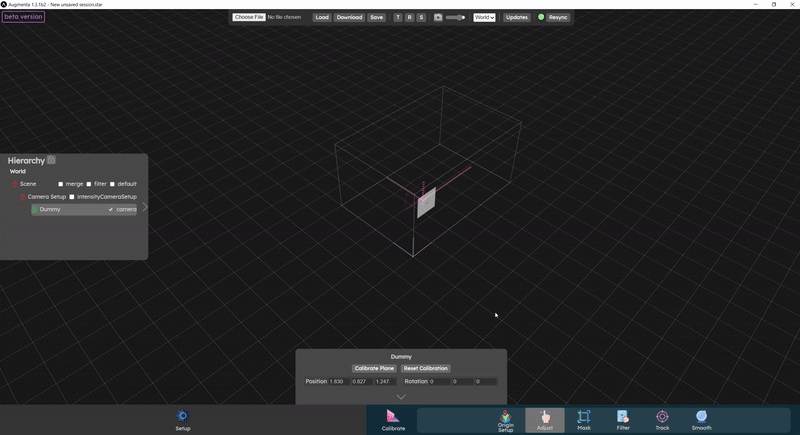 Views in the web interface