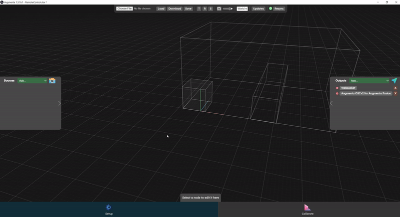 Download a configuration file in the web interface