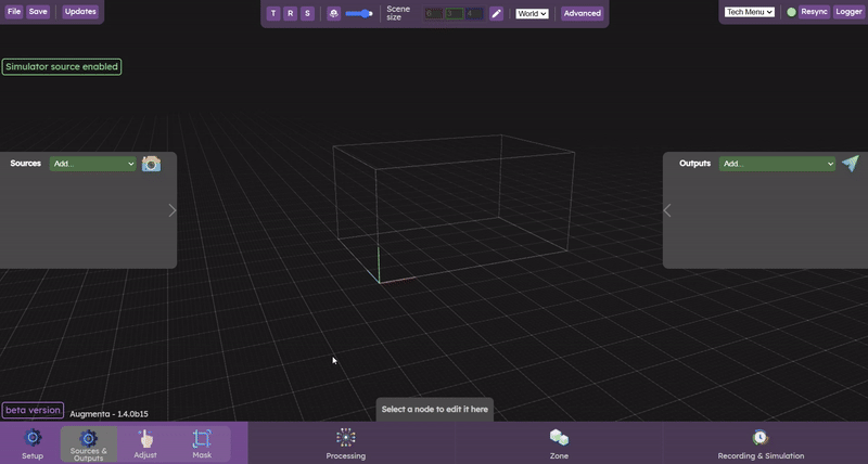 Download a configuration file in the web interface