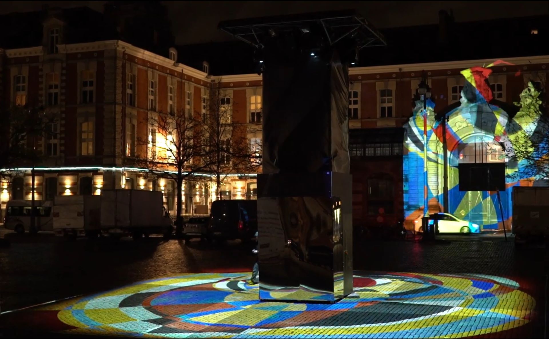 Interactive outdoor installation by Théoriz